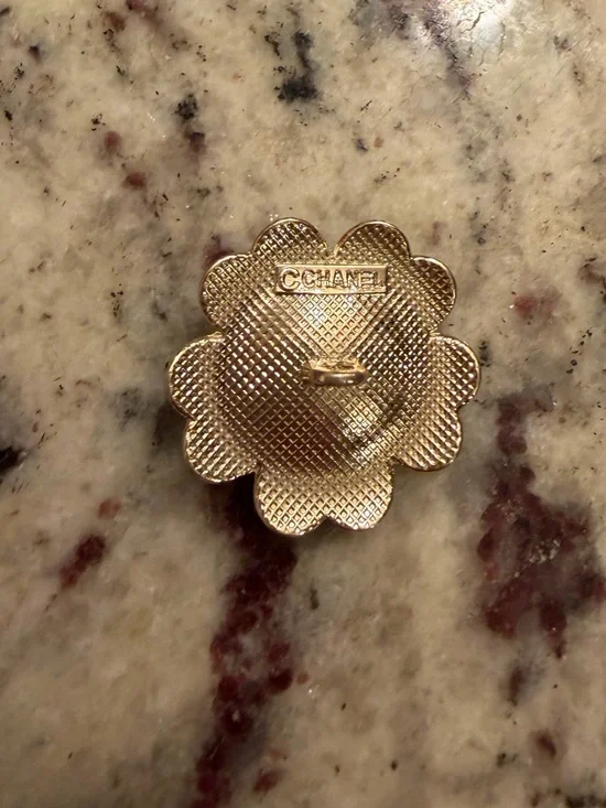 Two Chanel Buttons - stamped - Picture 3 of 3